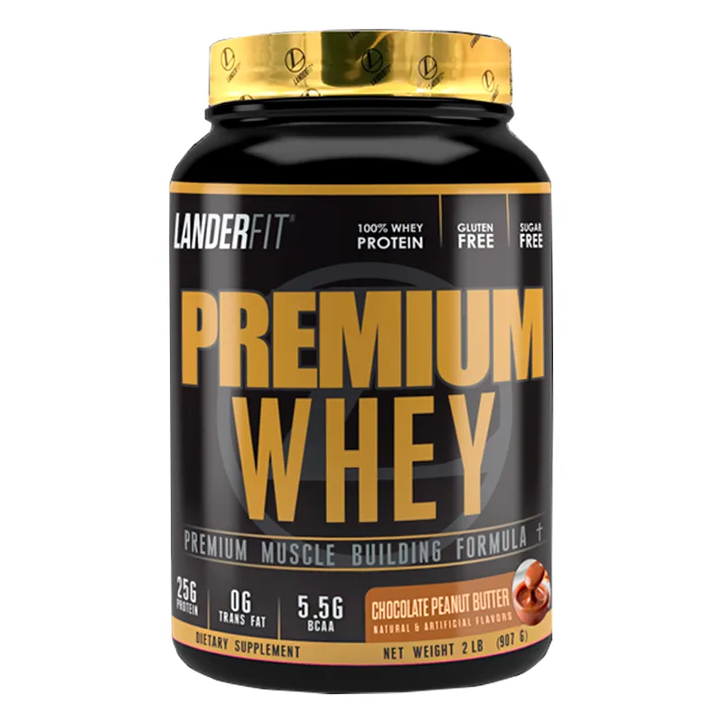 Premium Whey Chocolate Pean Butter Landerfit - 907gr