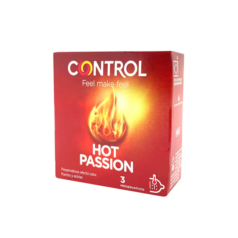 Preservativos Control Energy Hot Passion  - Cont 3 unidades