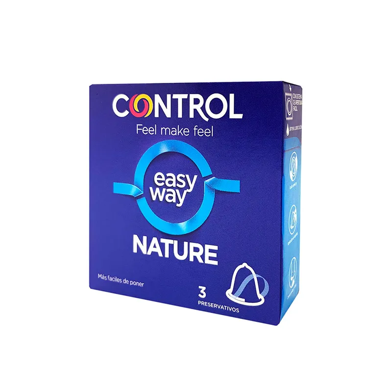 Preservativos Control Nature Easy Way - Cont 3 unidades