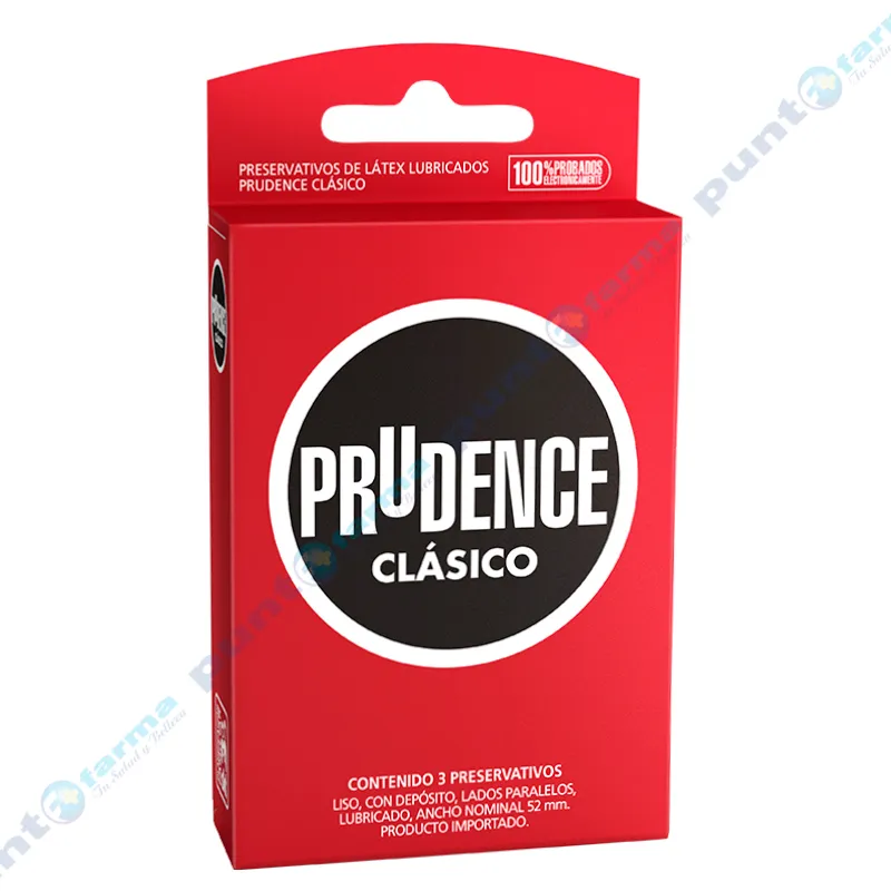 Preservativos Prudence Clásico - Cont 3 unidades