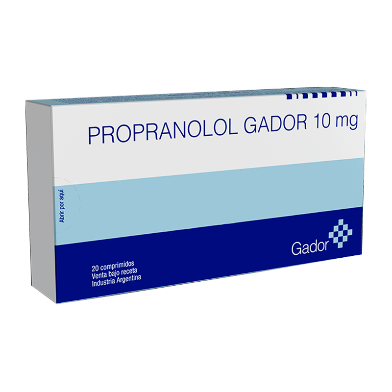 Punto Farma | Propranolol Gador 10 mg - Cont. 20 comprimidos