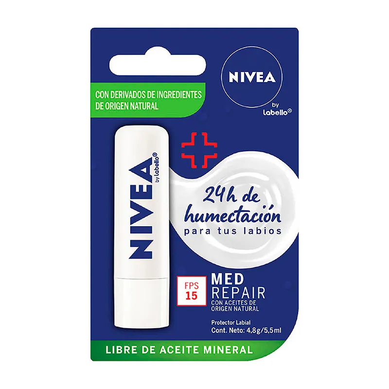 Protector Labial Med Repair Labello Nivea - 4,8 gr