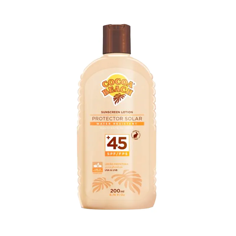 Protector Solar FPS45+ Cocoa Beach - Cont. 200ml