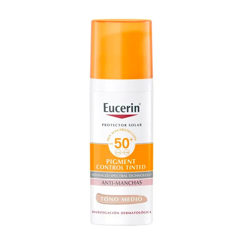 Protector Solar Pigmentación Control Tinted FPS50+ Tono Medio Eucerin - 50mL