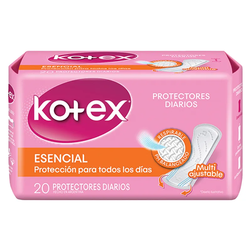 Protectores Diarios Classic Kotex - Cont. 20 unidades