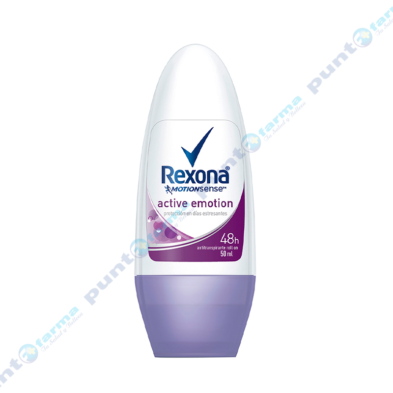 Rexona Women Antitranspirante Roll On Active Emotion 50mL Punto Farma