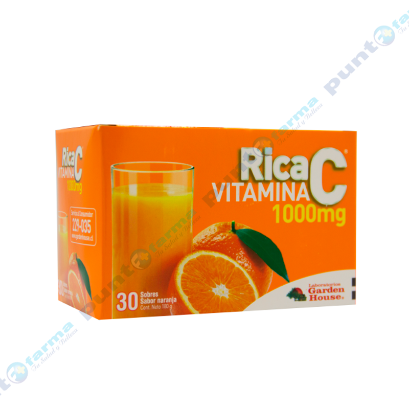 Punto Farma Rica Vitamina C 1000 Mg Caja De 30 Sobres
