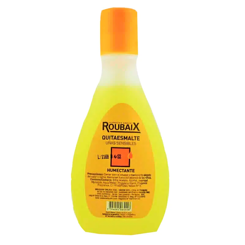 Roubaix Quita esmalte humectante - Cont.120 mL