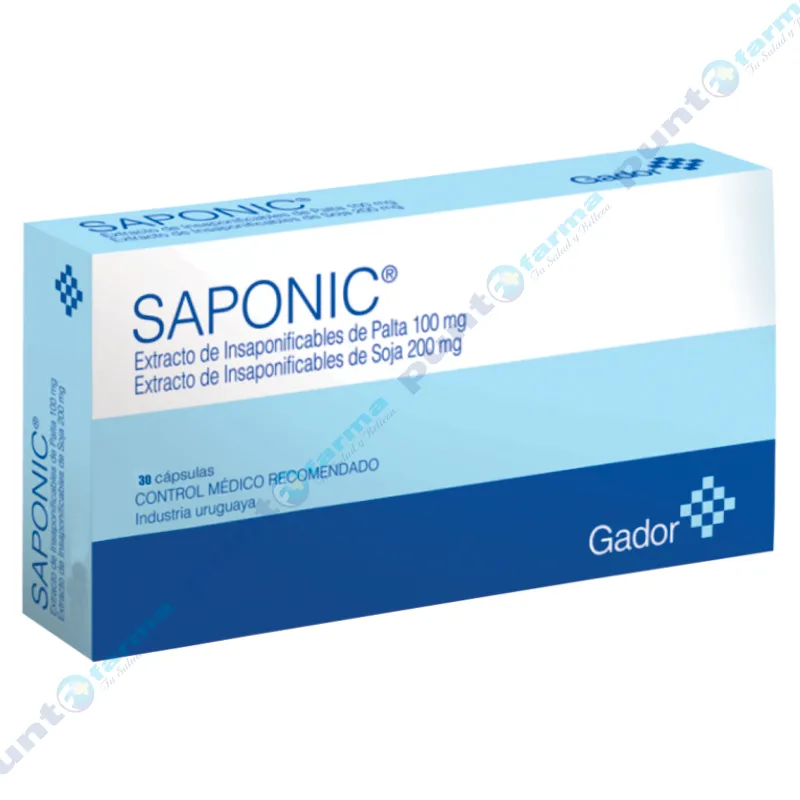 Saponic Extracto deI Insaponificables de Palta 100 mg y de Soja 200mg - Contiene 30 cápsulas.