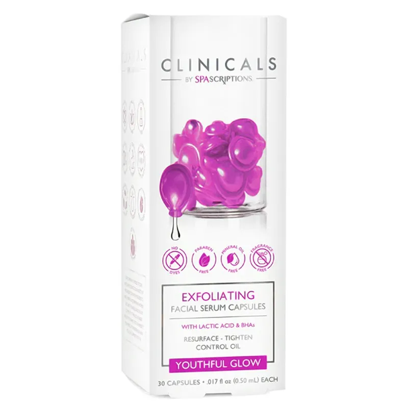 Serum Facial Exfoliante Spascriptions Clinicals - Cont. 30 caps.