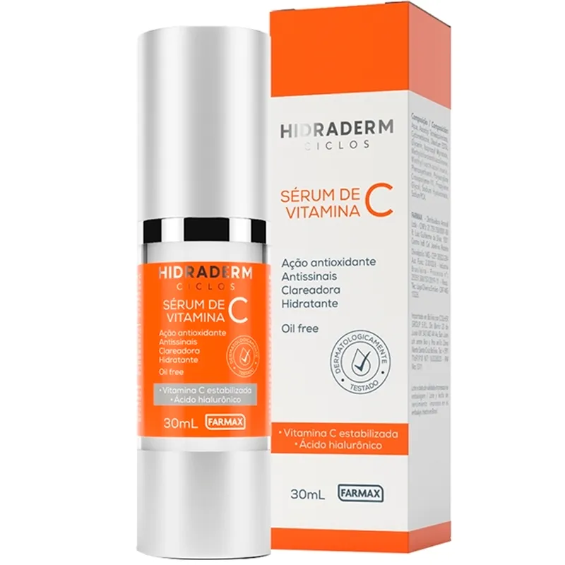 Serum de Vitamina C con Ácido Hialurónico Hidraderm - Cont.30 ml