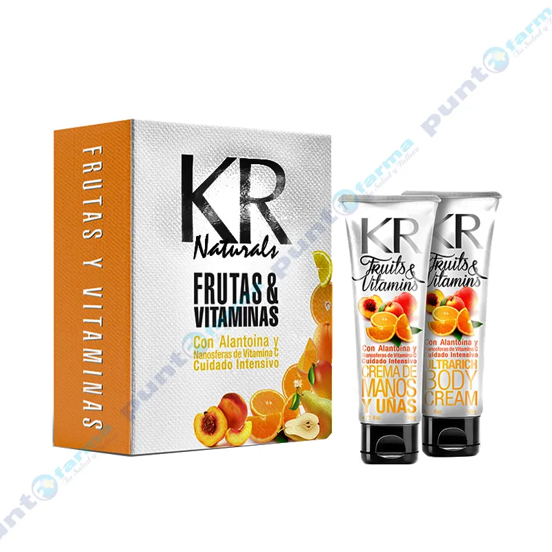 Set Karina Rabolini Naturals Frutas y Vitaminas Cuidado Intensivo