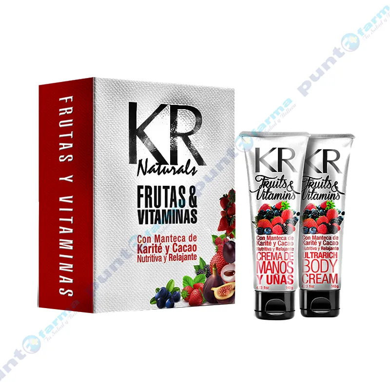 Set Karina Rabolini Naturals Frutas y Vitaminas Nutritiva y Relajante