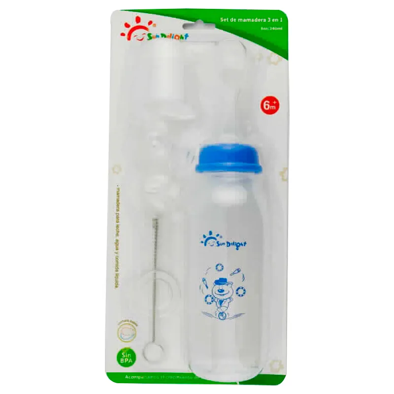 Set de Mamadera 3en1 SunDelight - Cont.240 mL