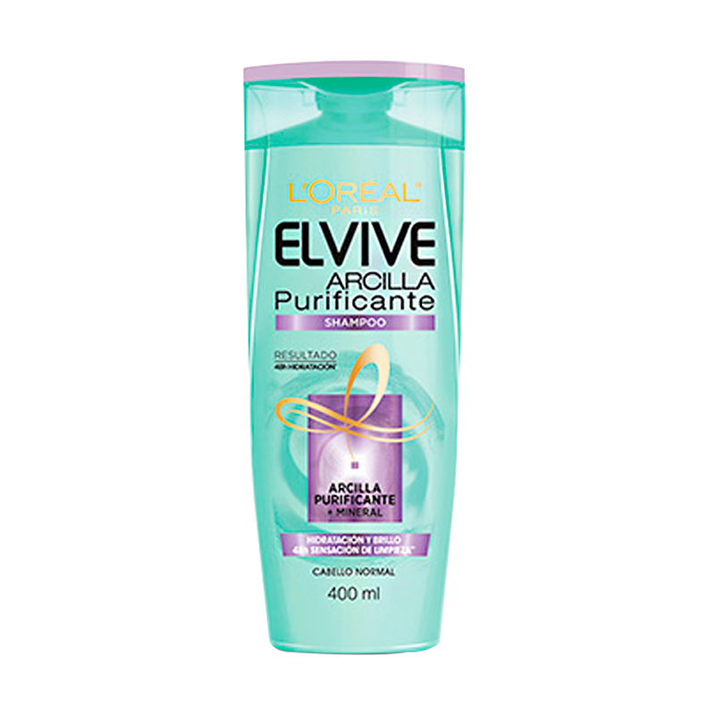 Shampoo Arcilla Purificante Elvive 400 mL Punto Farma