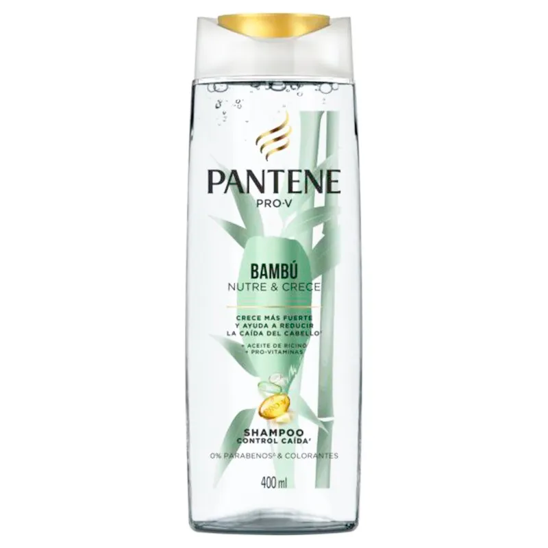 Shampoo Bambú Control Caida Pantene - Cont.400 mL