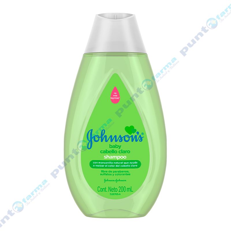 Shampoo Cabello Claro Johnson's Baby 200 mL Punto Farma