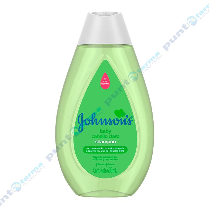 Shampoo Cabello Claro Johnson's Baby 400 mL Punto Farma