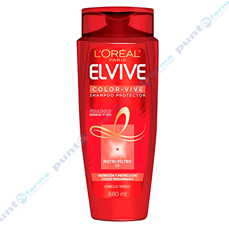 Shampoo Color Vive Elvive 680 mL Punto Farma