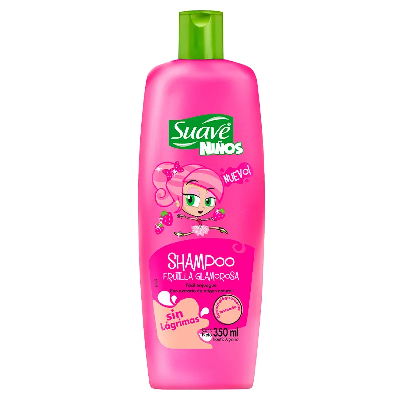 Shampoo Frutilla Glamorosa Suave Niños - 350 mL
