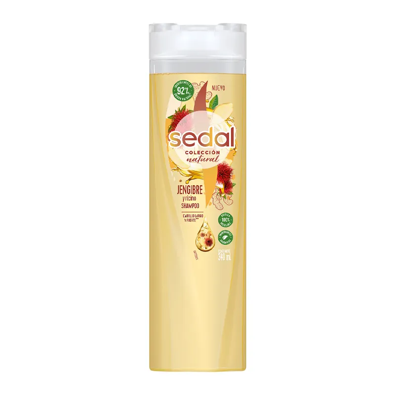 Shampoo Jengibre y Ricino Sedal - Cont.340ml
