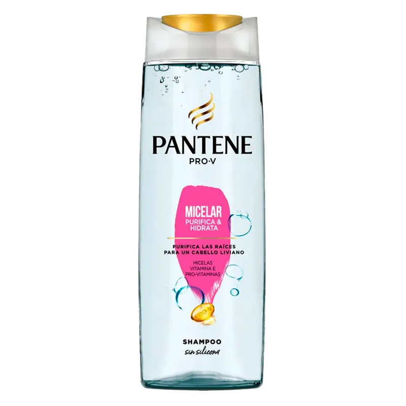 Shampoo Micelar Purifica e Hidrata Pantene Pro V - Cont.400 mL
