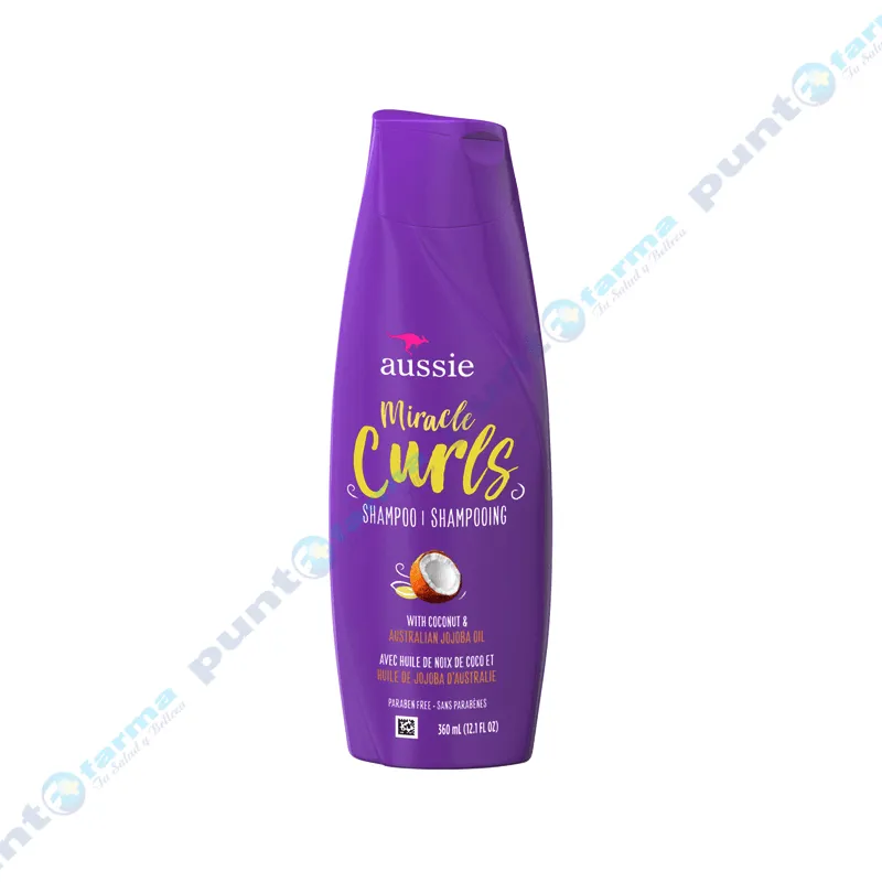 Shampoo Miracle Curls Jojoba Aussie - Cont.355 mL
