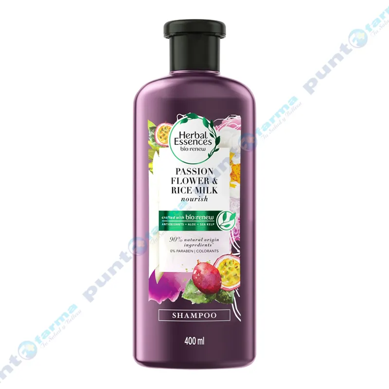 Shampoo Passion Flower & Rice Milk Herbal Essences - Cont.400mL