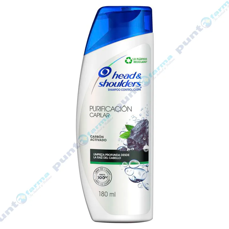 Shampoo Purificación Capilar Head & Shoulders - Cont.180 mL