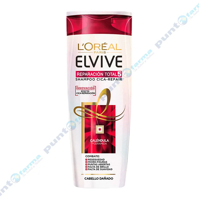 Shampoo Reparación Total 5 Elvive L'Oreal - 400 mL