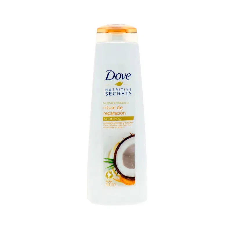 Shampoo Ritual de Reparación con Aceite de Coco y Cúrcuma Dove - Cont.400 mL