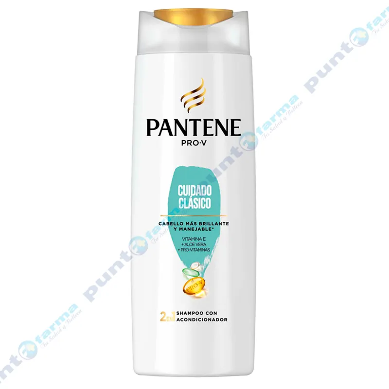 Shampoo con Acondicionador Cuidado Clasico Pantene Pro - V - Cont.200 mL