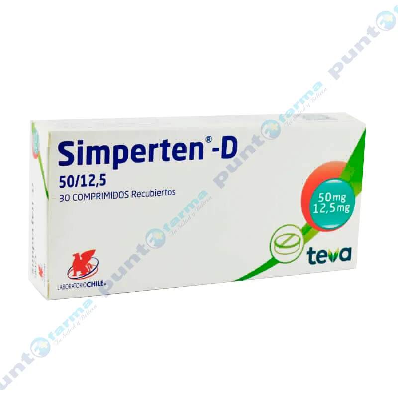 Simperten D - Caja con 30 comprimidos recubiertos