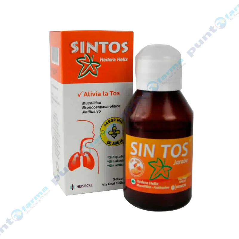 Sin Tos Jarabe Hedera Helix - Frasco de 100mL