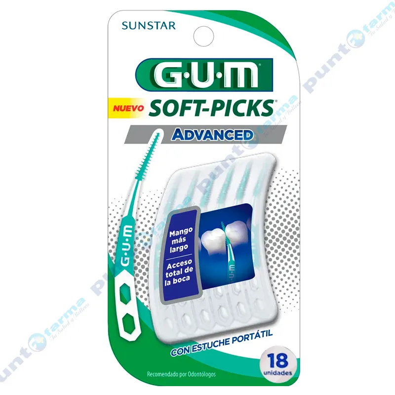 Soft-Picks Advance GUM - Cont. 18 unidades