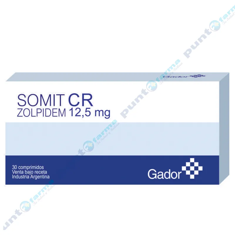 Somit CR Zolpidem - Contiene 30 comprimidos.