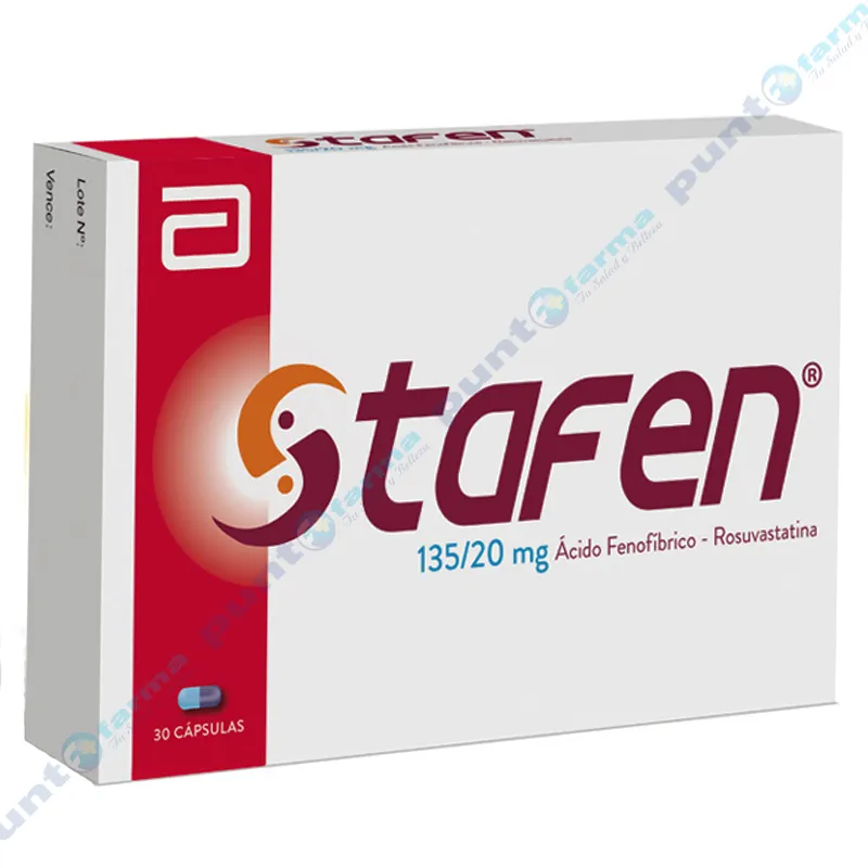 Stafen 135/20 mg - Caja de 30 cápsulas