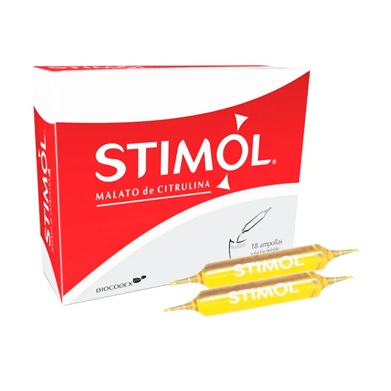 Stimol Malato de Citrulina - Cont 18 ampollas