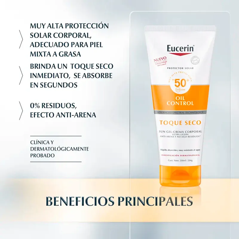 Image miniatura de Sun-Gel-Crema-Oil-Control-Toque-Seco-FPS-50-Eucerin-200-mL-50833.webp
