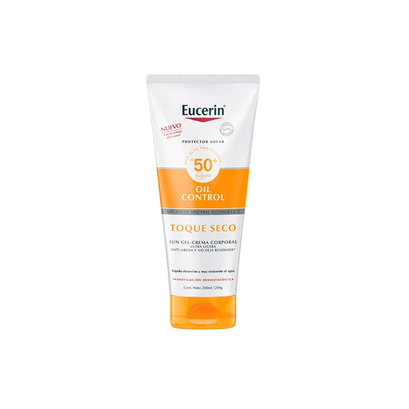 Sun Gel-Crema Oil Control Toque Seco FPS 50+ Eucerin - 200 mL