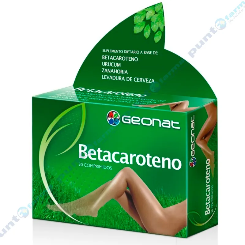 Suplemento Dietario Betacaroteno - Cont. 30 comprimidos