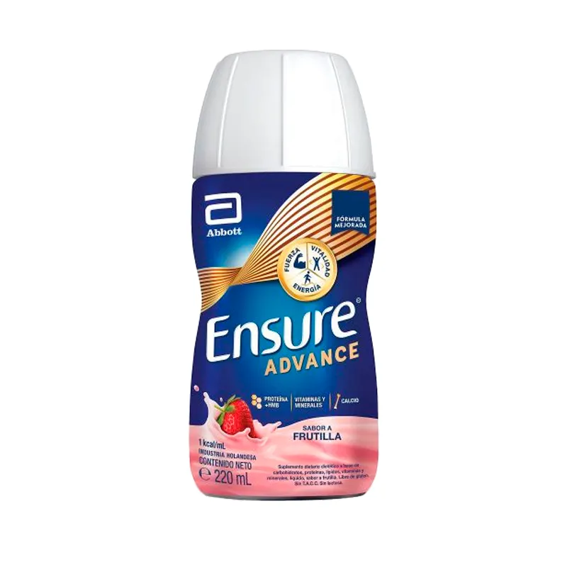 Suplemento Nutricional Ensure Advance Sabor Frutilla - 220 mL