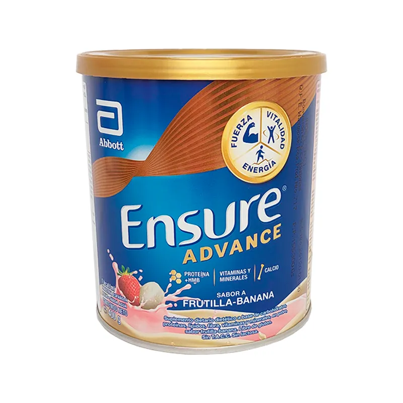 Suplemento Nutricional Frutilla Banana Ensure Advance - Cont. 400g.