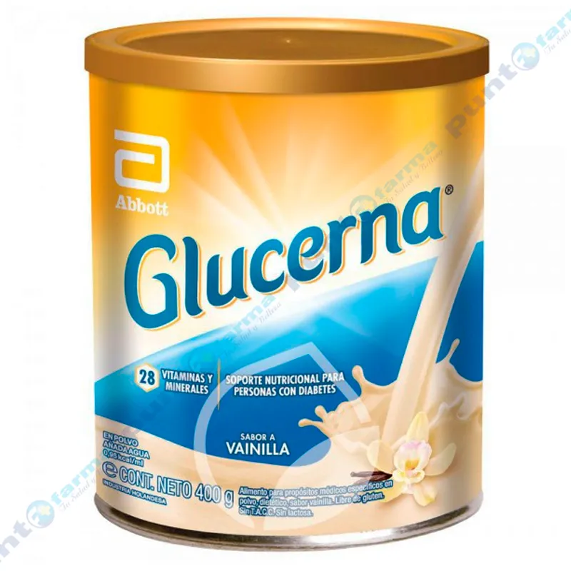 Suplemento Nutricional en polvo sabor vainilla Glucerna - 400gr