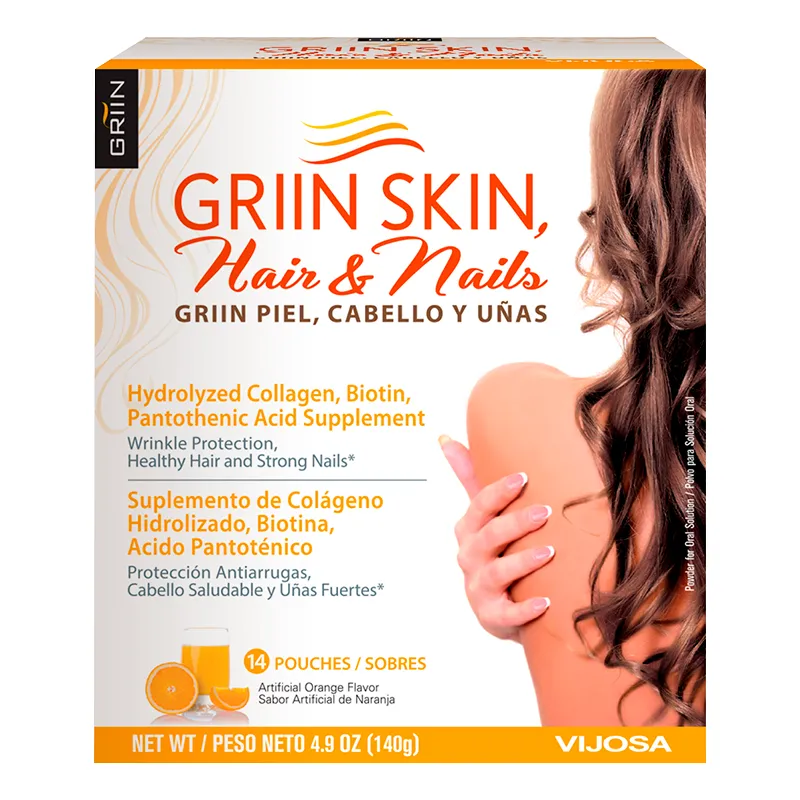 Suplemento de Colágeno Hidrólizado Griin Skin Vijosa - Polvo Solucion Oral  Cont.14 sobres