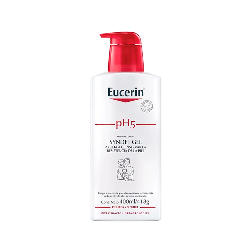 Syndet Gel para piel Seca y Sensible ph5 Eucerin - 400 mL