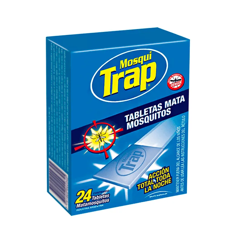 Tableta Mata Mosquitos Mosqui Trap - Cont 24 tabletas