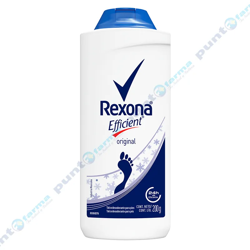 Talco Pédico Efficient Original Rexona - Cont.200 gr