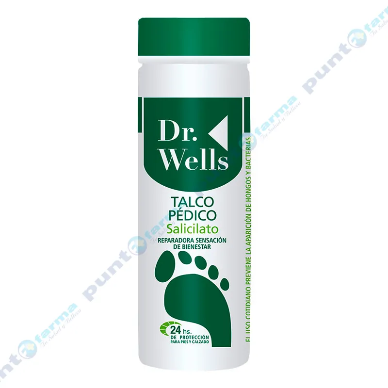 Talco Pédico Salicilato Dr. Wells - 100 gr