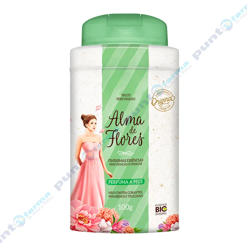 Talco Perfumado Finíssimas Esencias Alma de Flores - Cont.100 gr